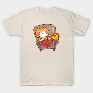 Lazy Day Shiba Inu T-Shirt